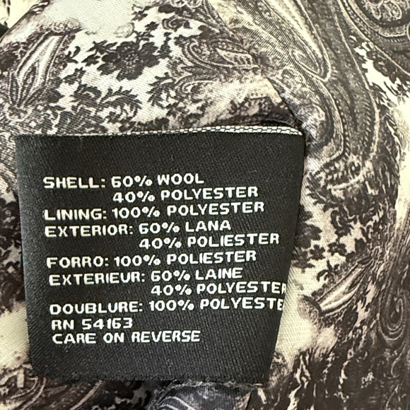 Guess Black Trench Coat for Women   Wool   Black - Picture 7 of 8